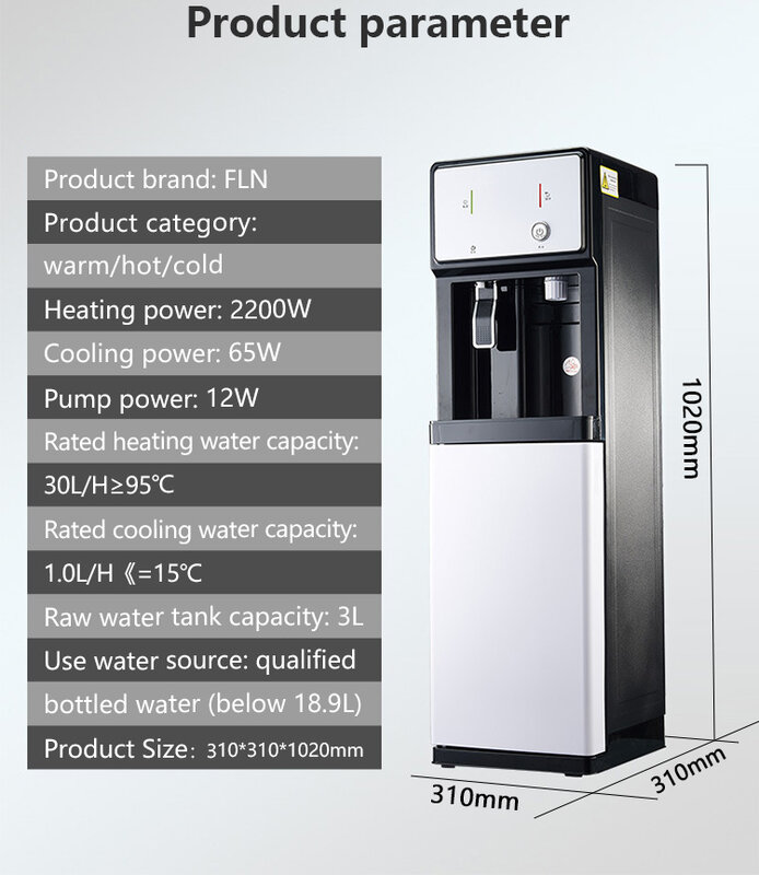 New Compressor Cooling Freestanding Hot Cold Water Dispenser