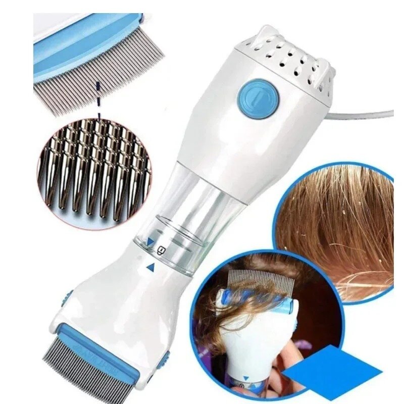 Peine eléctrico para recoger piojos de mascotas, cepillo multifuncional para eliminar pulgas, limpiador de pelo para perros y gatos