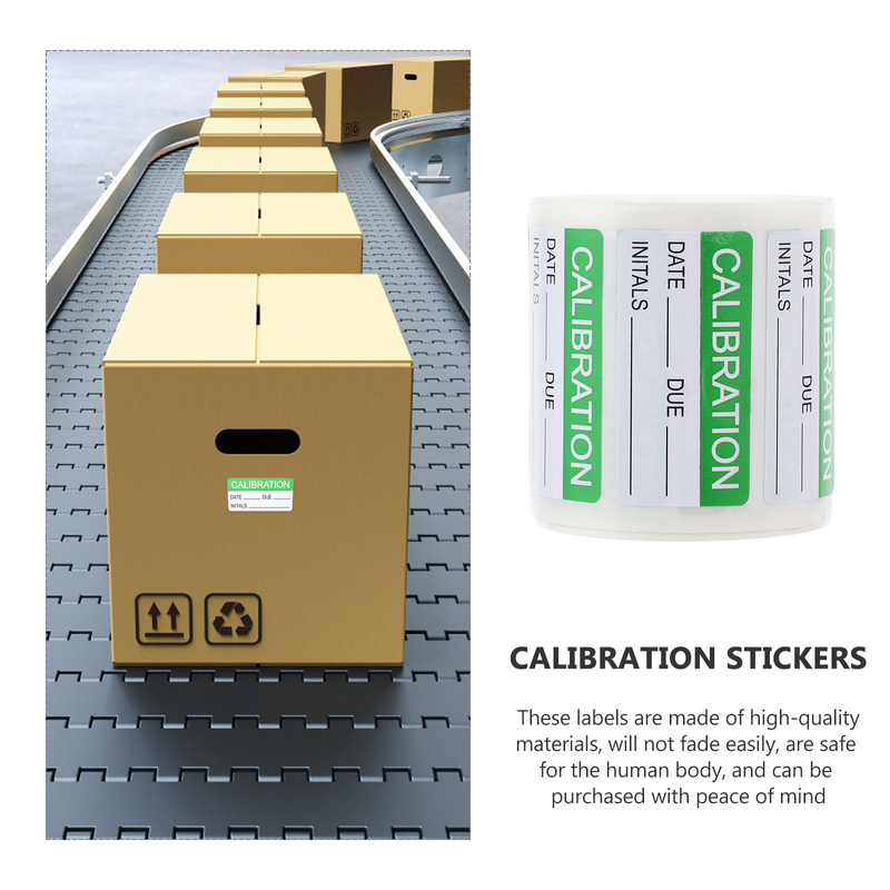 300Pcs/Roll Sticker Write-On Kalibratie Label Voice Control Zelfklevende Stickers Kwaliteit