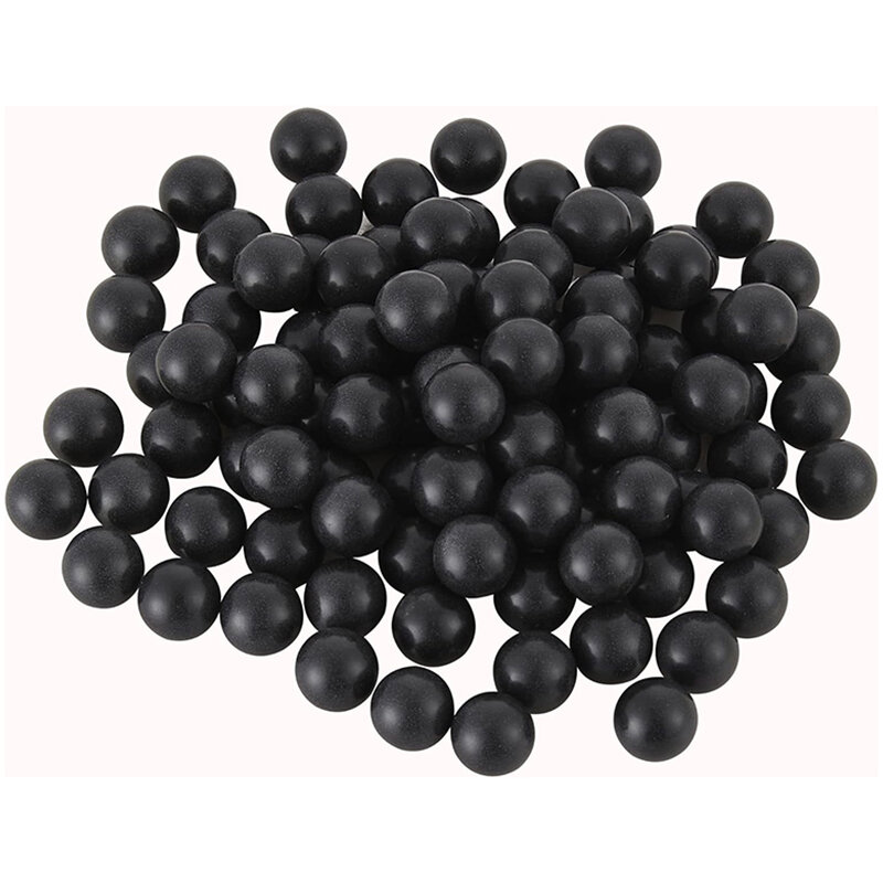 100 Rounds Solid Nylon 50 Cal. Paintballs Ammo for Tr50 Reusable. 50 Caliber Hard Plastic Projects for Self Defense