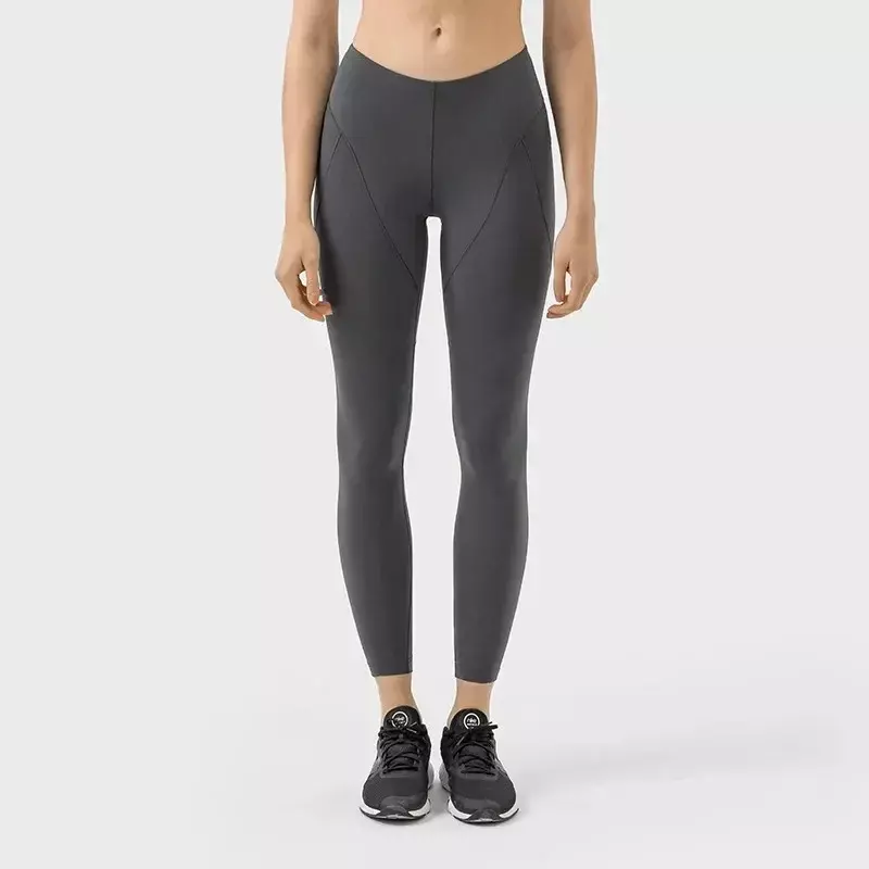 Lemon Align Super miękkie materiał spodnie ze średnim stanem 25 "4-kierunkowe rozciągliwe lekkie legginsy do jogi Ultimate Freedom dla treningów studyjnych