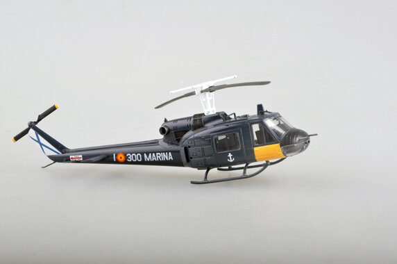 Easymodel 36919 hueyヘリコプター、UH-1F、スペインのマリンスポーツ、プラスチック仕上げ、軍用静的、ファイターモデル、コレクションギフト、1、72