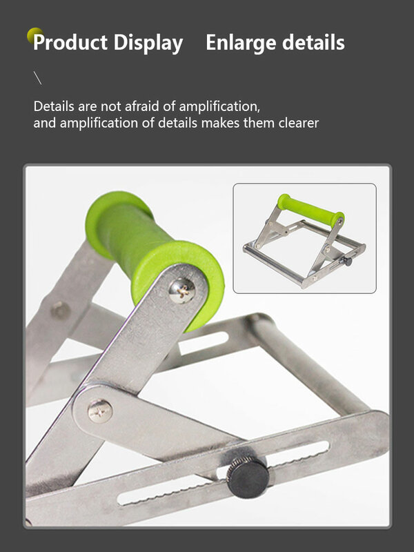 Metal Cutting Machine Support Frame, Suporte de suporte de trabalho, altura ajustável, rebarbadora, suporte para corte