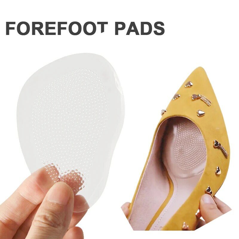 Sunvo Anti-Slip ซิลิโคนแทรกสำหรับ Plantar Fasciitis Gel ครึ่ง Insoles สำหรับรองเท้าผู้หญิง Forefoot Anti-Pain ใส่เท้าแผ่นรองเท้า