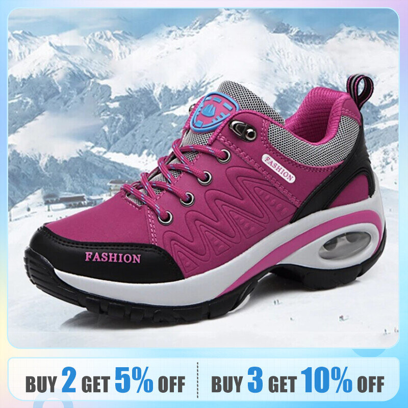 Ladies Sneakers Comfortable Breathable Platform Shoes Fashion Lace Up Female Casual Shoes for Women Outdoor Short Boots