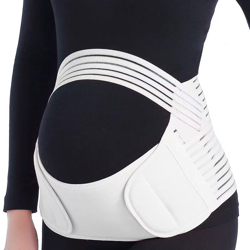 Cintura di sostegno addominale traspirante per donne incinte prima della consegna e cintura Postpartum cintura di sostegno addominale in vita regolabile