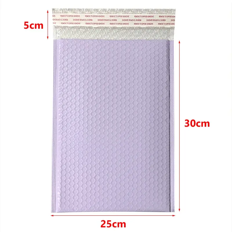 20PCS Bubble Mailers Wholesale Purple Padded Envelope for Packaging Mailing Gift Self Seal Shipping Bags Padding Envelope Bag