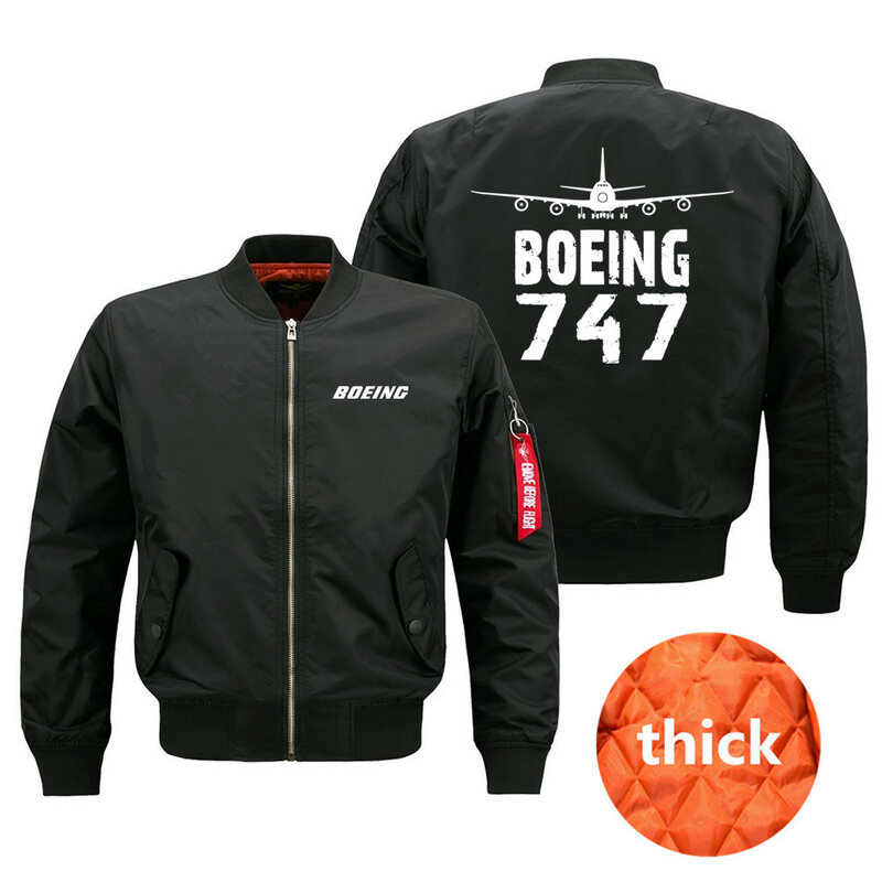 Aviator Boeing 747 Pilots Ma1 Bomber Jackets for Men Spring Autumn Winter Man Jackets Coats Men Clothing