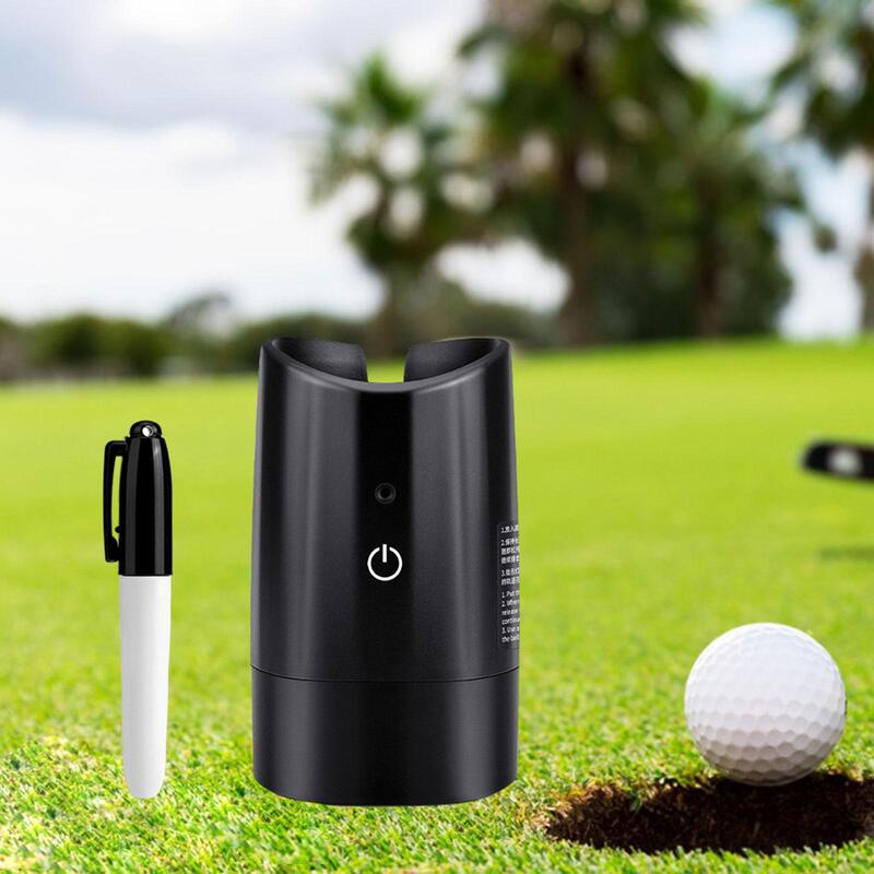 Templat Liner bola Golf Mark, aksesori Golf multifungsi dengan pena panduan Set garis Golf Multi templat gambar otomatis