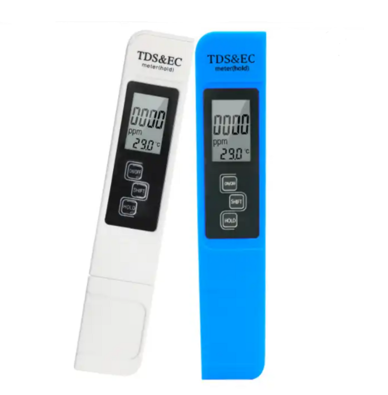 Portatile 3 In 1 TDS EC conducibilità Tester Home Water Quality Test Pen analizzatore digitale ispezione custodia In pelle imballaggio