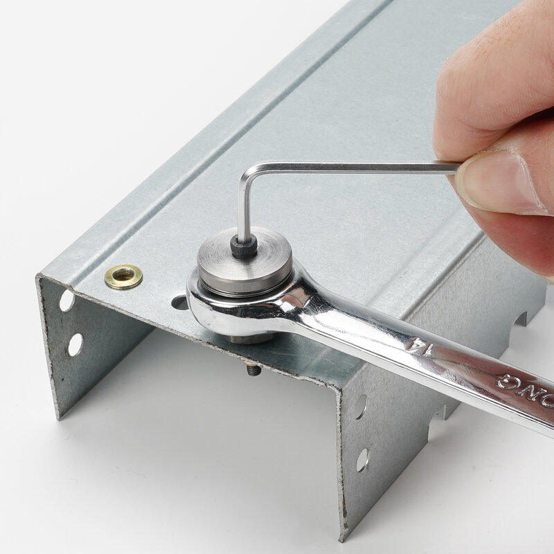 HIFESON Hand Rivet Nut Tool Head rivettatrice manuale adattatore per rivettatura elettrica installazione semplice per M3 M4 M5 M6 M8 M10