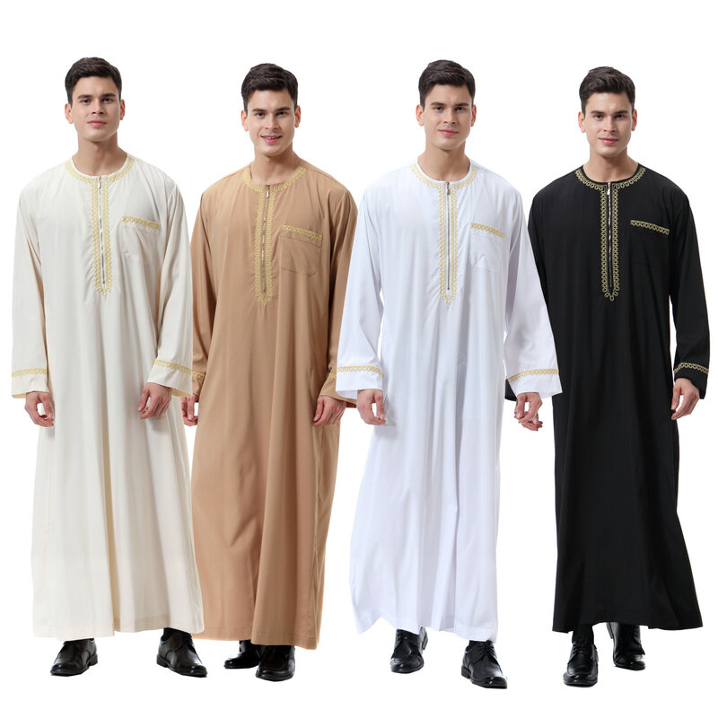 Мусульманское мужское платье Jubba Thobe Abayas, мусульманская одежда, длинная одежда, саудовская мусульманская Abaya, марокканская кафтан, мусульманская Арабская одежда Дубая