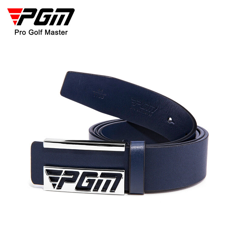 PGM-Cinturón de Golf para hombre, hebilla de aleación de cuero de vaca de primera capa, cinturón deportivo, suministros de Golf