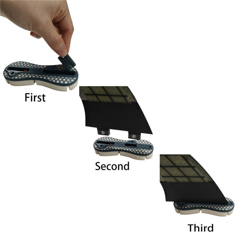 S Tri Fins-Kit de compatibilidad de doble Pestaña para tabla de Surf, juego de hélices G3, aleta de panal de fibra de vidrio