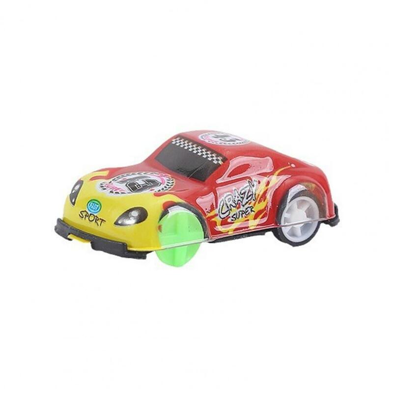 Long Service Life Toy Set of 5 Cartoon Pull Back Car Toys for Kids Party Favors Printed Pattern Inertia Toy Cars Anti-falling