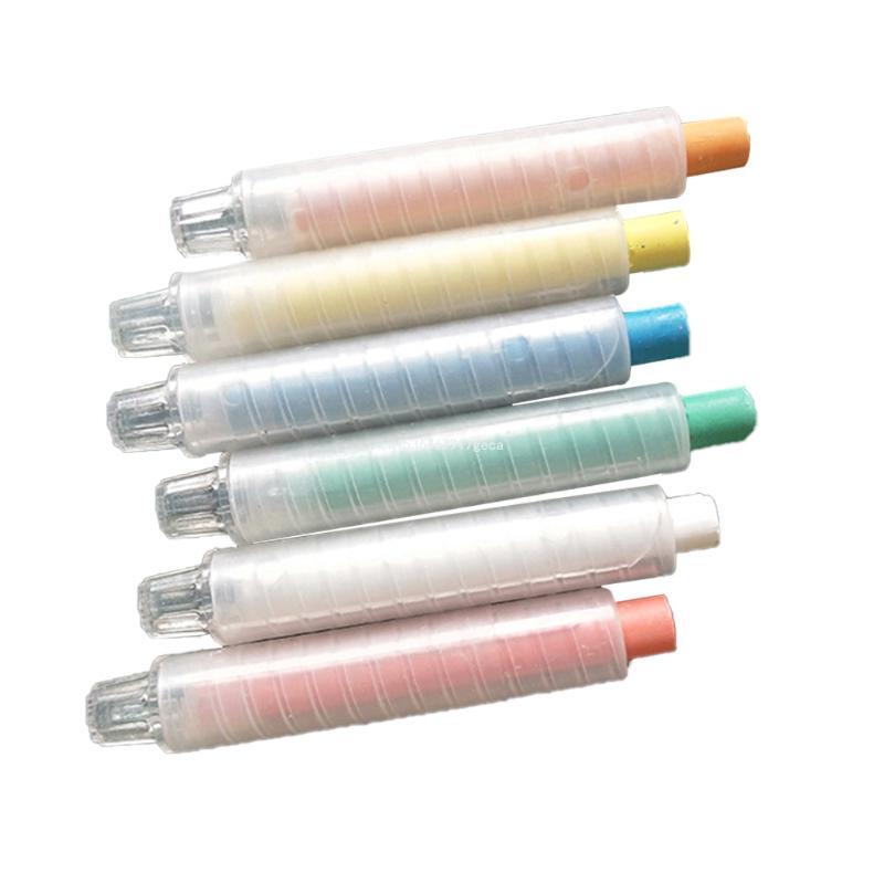 Universal Dustless Chalk Holder ชอล์กล้างทำความสะอาดได้ Twist up Design ผู้ถือชอล์ก Dropship