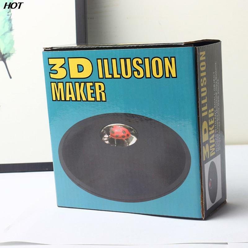 3D 매직 미러 일루젼 크리에이터 미라지 블랙 홀로그램 메이커, 어린이를 위한 포물선 반사판 교육 과학 재미있는 놀이 완구