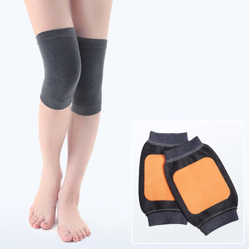 2 buah bantalan penopang lutut penghangat otomatis bantalan lutut penjepit lutut hangat untuk nyeri sendi Arthritis dan sabuk pemulihan cedera pemijat lutut kaki