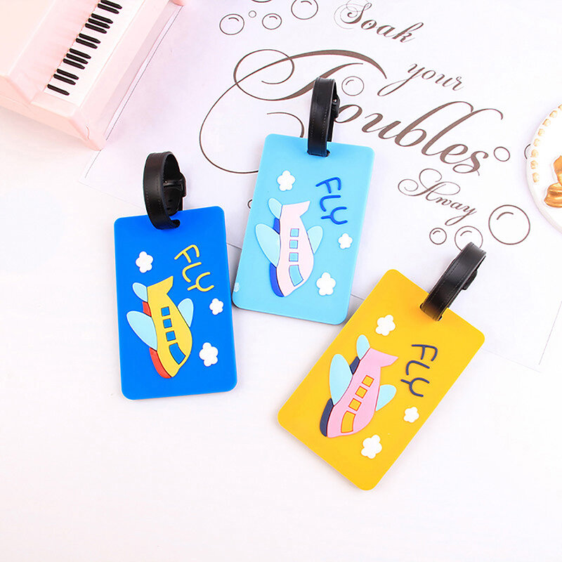 Luggages Tag Creative Baggage Boarding Tags Suitcase ID Address Holder Luggage Tags Label Travel Bag Parts Accessories