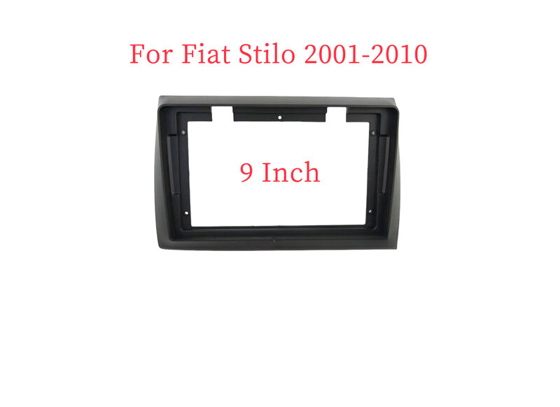 Adaptor Fascia rangka mobil 9 inci Kit Panel Fitting Dash Audio Radio Android untuk Fiat Stilo 2001-2010