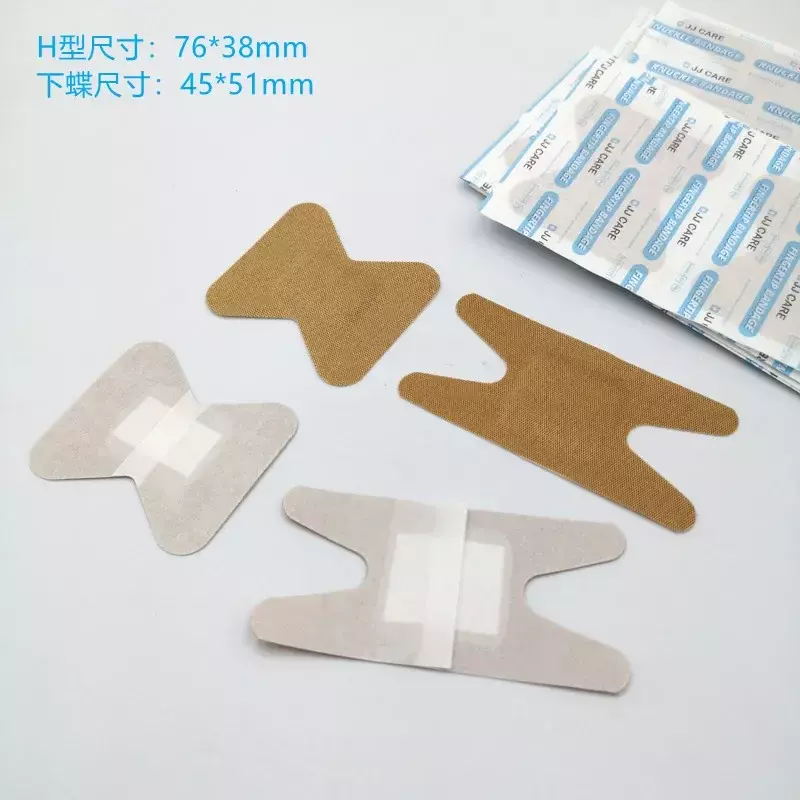 10pcs Waterproof Breathable Cushion Adhesive Plaster Wound Hemostasis Sticker Band First Aid Bandage Camping Equipment