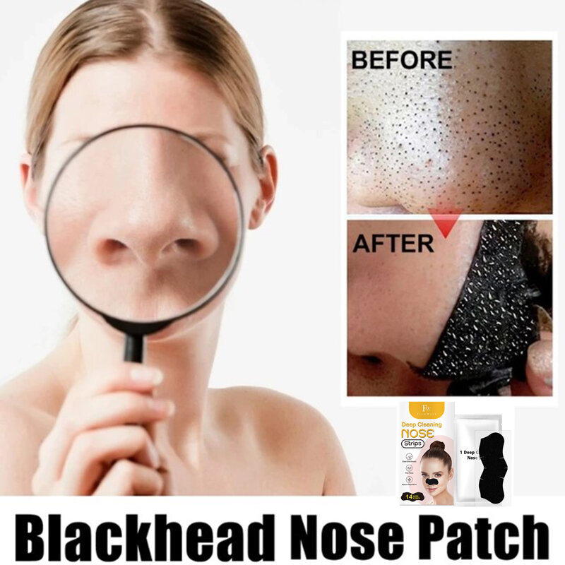 Маска для удаления черных точек FlowWeek Глубокая чистка носа полоски для удаления черных точек и поры