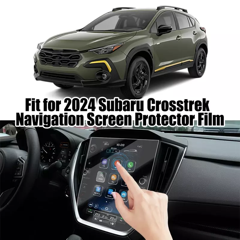 Untuk 2024 Subaru Crosstrek layar navigasi PET Film pelindung