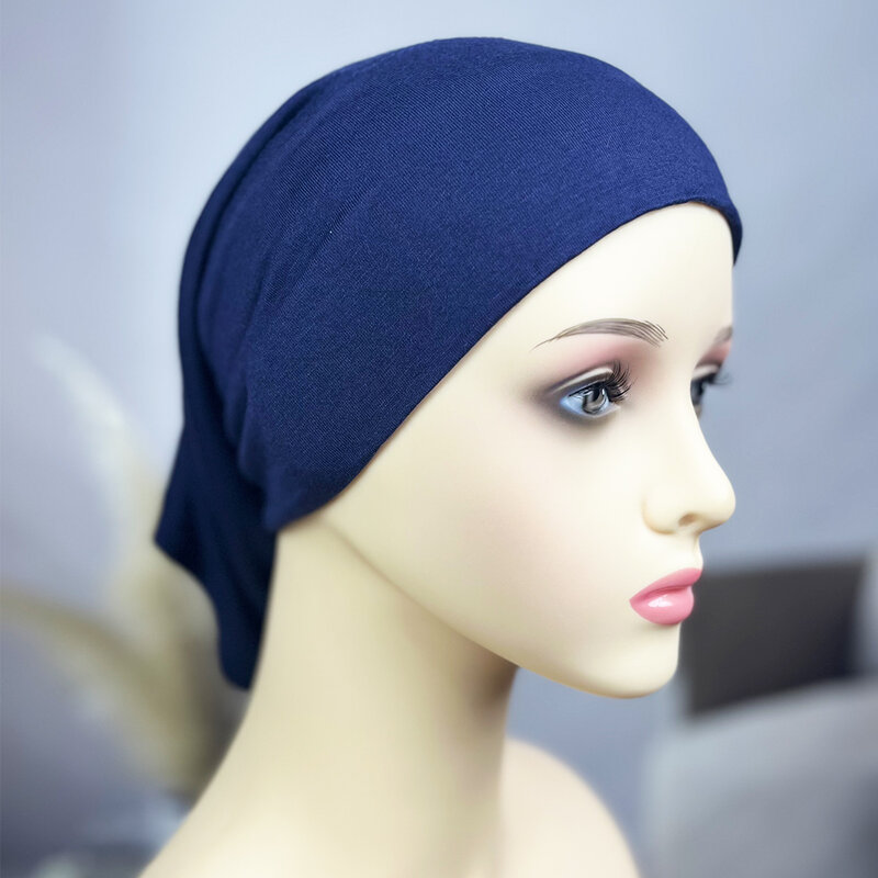 Hijab tubulaire pour femmes musulmanes, chapeau de base de sport, Abayas pour femmes, Turbans en jersey, Turban islamique, tête ronde, châle instantané