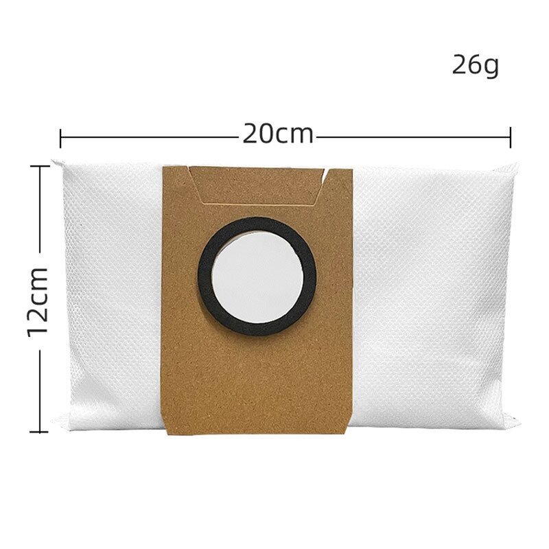 For ECOVACS DEEBOT X1 OMNI Robot Vacuum Cleaner High Capacity Leakproof Dust Bag Replacement Parts, 15 Pack