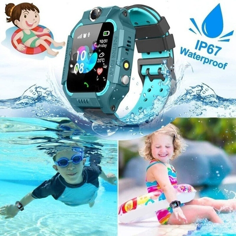 Impermeável relógio inteligente para crianças, estudante Smartwatch, chamada HD, mensagem de voz, controle remoto foto, masculino e feminino, crianças