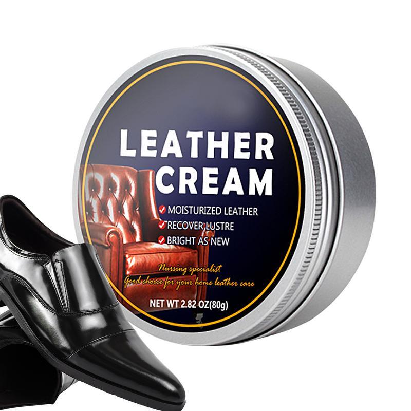 Leather Conditioning Cream 80g Leather Dressing Conditioner All-Natural Cream Waterproof Soften And Restore Care Cream Will Not