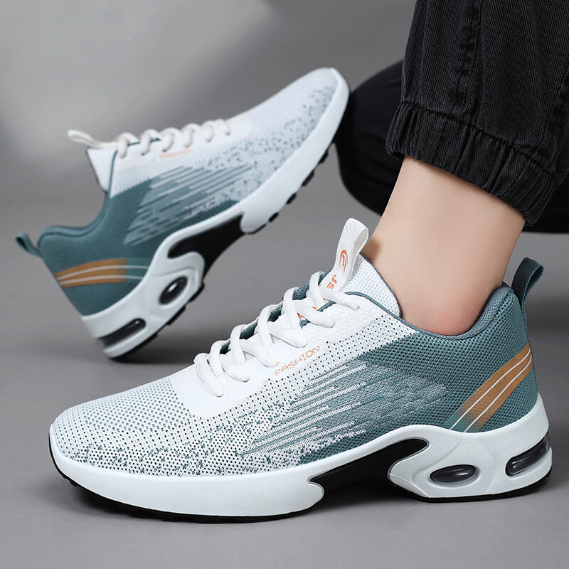 Luxury 2024 New Mesh Breathable and Comfortable Casual Sports Shoes Spring and Autumn Fashion Trend Youth Morning Running Shoes