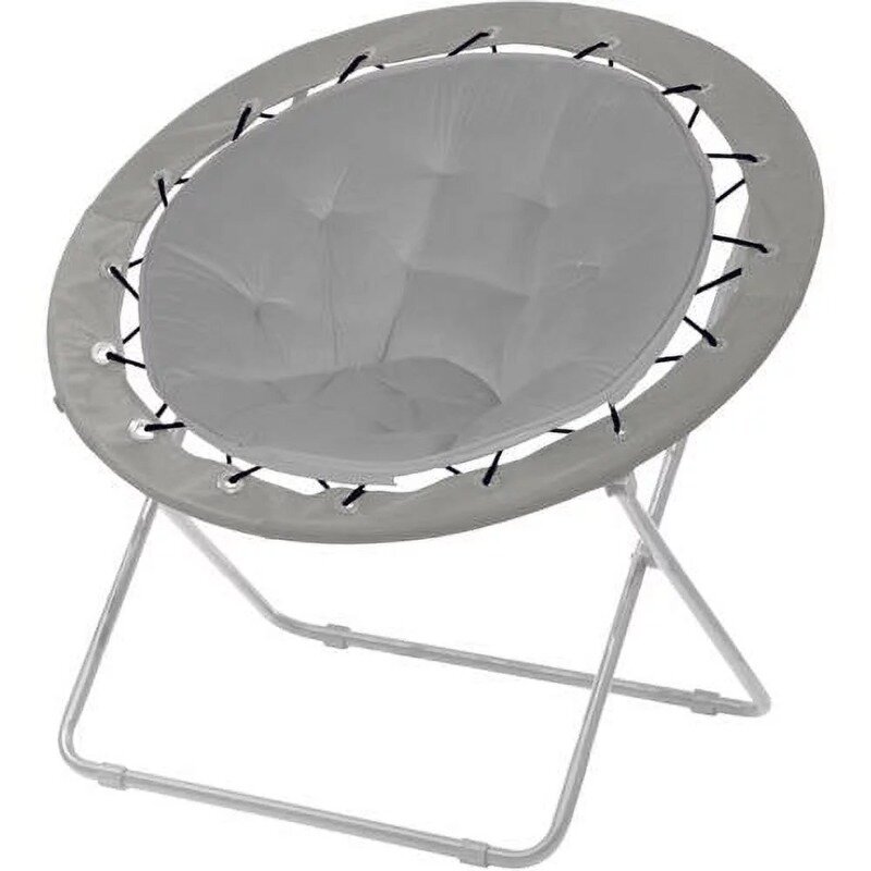 Негабаритный стул Moon, мягкий стул MAdult, металлический, серый