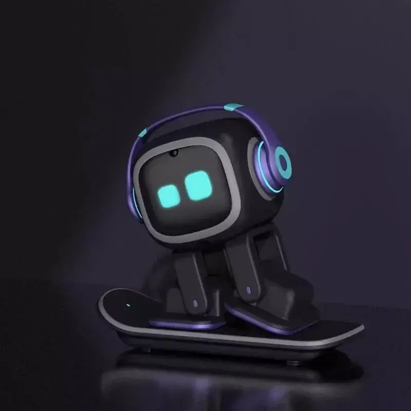 روبوت Emo Pet رفيق ذكي ، اتصال عاطفي AI ، صوت مستقبلي ، ألعاب تزيين سطح المكتب المنزلي ، هدية
