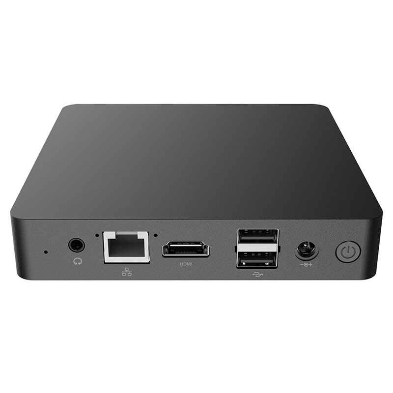 M2 Mini PC Host, Computer portatile Desktop Wifi BT4.0 con Celeron N3350,6G RAM,64G ROM e porte VGA
