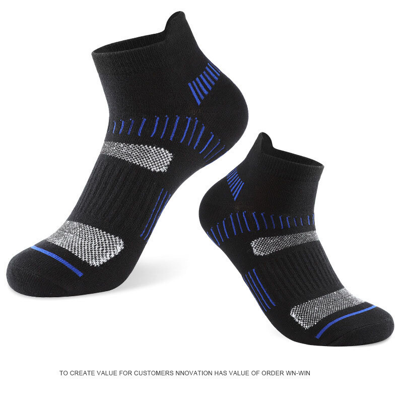 5 pares mais tamanho meias esportivas masculinas de alta qualidade algodão absorvente de suor e desodorante meias esportivas boca rasa meias masculinas