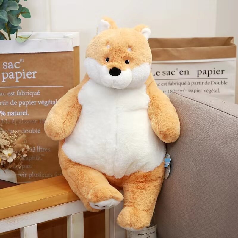 Nowy projekt miękki Giant Puppy wypchana zabawka poduszka przytulić poduszka do łóżka Peluche Fox pies pluszaki Decrative poduszka do pokoju dziecięcego