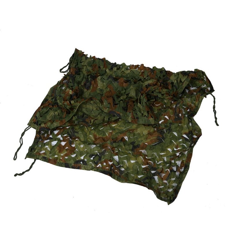 3Pcs 1Mx2m 39X78 Inch Woodland Camouflage Camo Net Cover Hunting Shooting Camping Army
