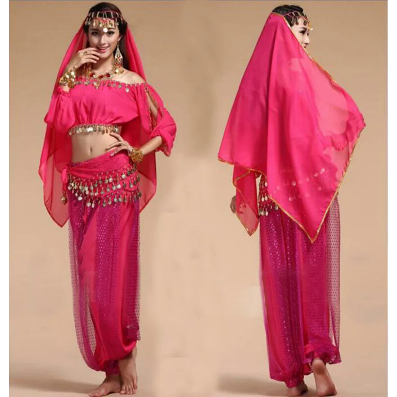 4pcs/Set 2020 New Arrival Sexy Oriental Belly Dance Suits for Women Dancing Practising bellydance Costumes Design for Women