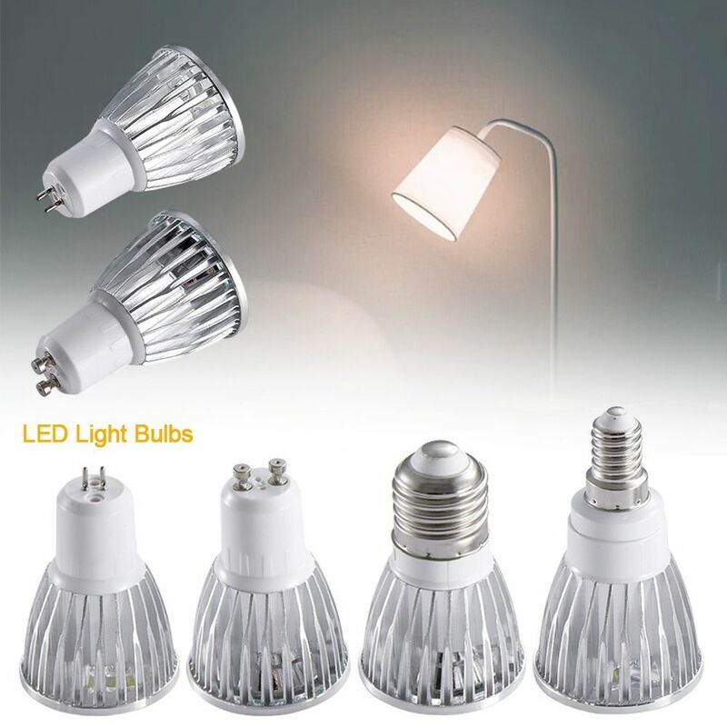 Bombillas LED de luz halógena, lámpara de foco blanco duradero, GU5.3, GU10, E14, E27, 5W
