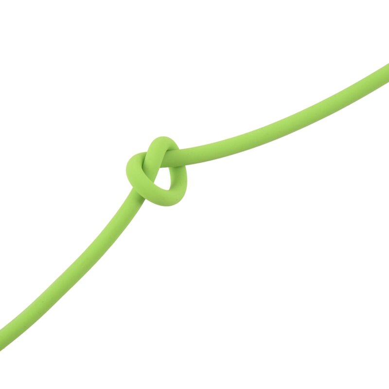 ยางยืดออกกำลังกายทำจากยาง2X หนังสติ๊กยางยืดหยุ่นได้ยาว10เมตรสีเขียว