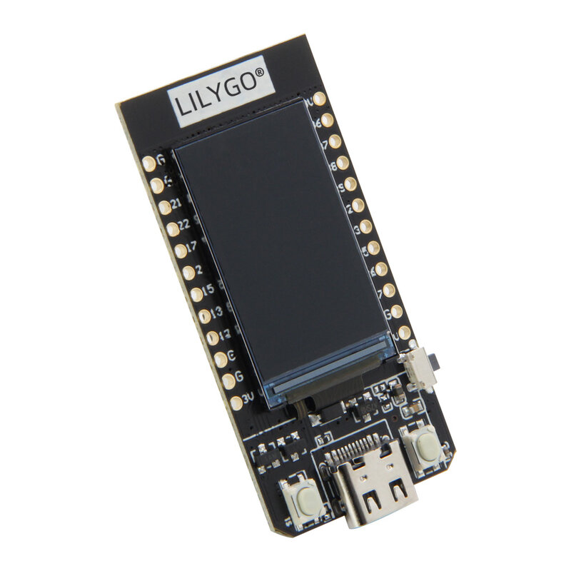 LILYGO® T-Display Scheda di sviluppo ESP32 con Display a T, Display LCD da 1.14 pollici, modulo Bluetooth WiFi Wireless, FLASH 4/16MB, per Arduino