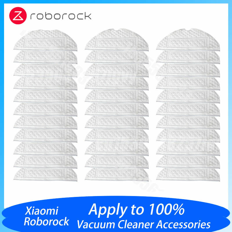 Mopa desechable para Xiaomi Roborock, paño de fregado en seco y húmedo, almohadillas para aspiradora, T7S, S7, T7S Plus, Q7, S8
