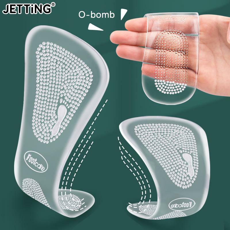 Transparente Silicone Foot Care Tools Palmilhas para Mulheres, Almofadas para Alívio da Dor, Anti Slip Feet Pad, Salto Alto Shoes Inserts Pad