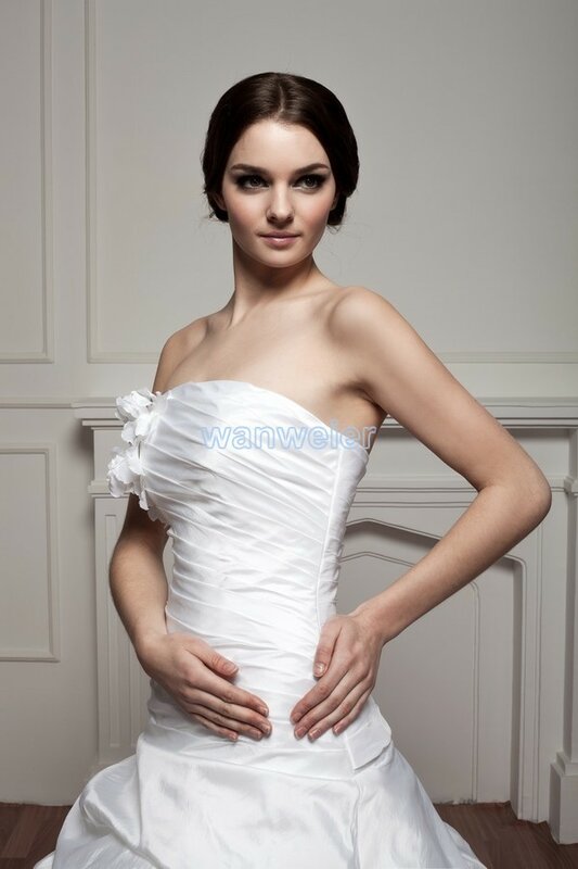 Frete grátis kralen novo design rendas até imagem real vestido de noiva boa qualidade personalizado vestido de baile branco/marfim vestidos de casamento sob medida