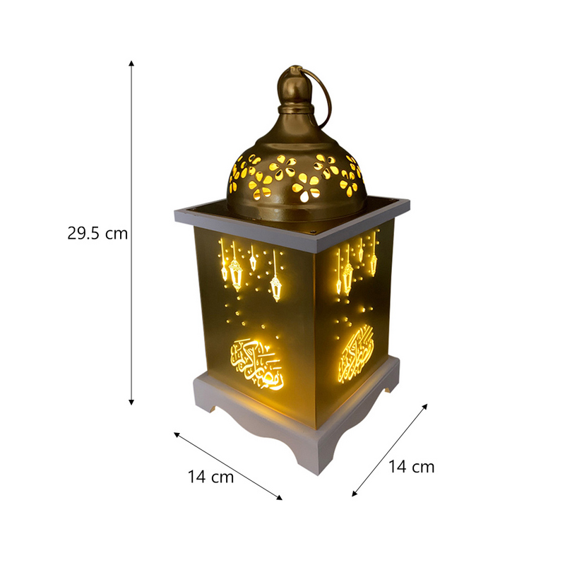 Ramadan Lamp Party puntelli lanterna decorativa lampada da tavolo lampada da tavolo Storm musulmano portatile