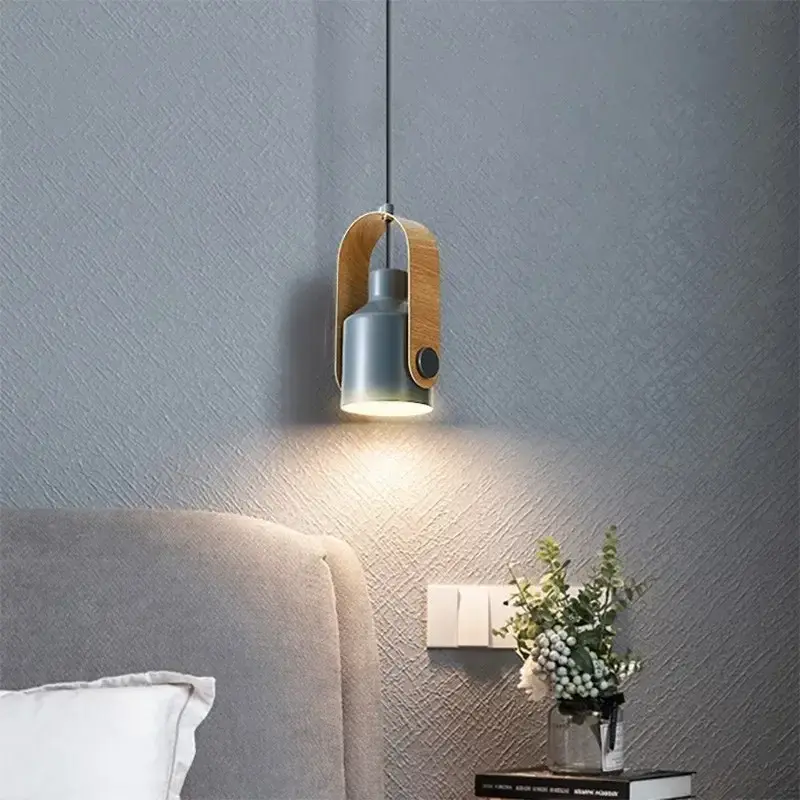Nordic Led lampa wisząca Art kreatywny żyrandol E27 lampa wisząca dekoracja nocna lampa wisząca sypialnia jadalnia salon kuchnia