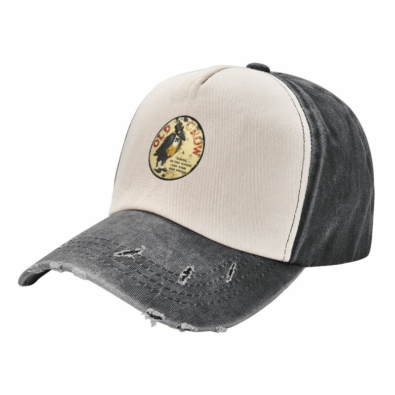 男性と女性のための野球帽,古いカラス,bourbonl,ヴィンテージソケット,gt404,軍のキャップ,太陽のための黒の帽子