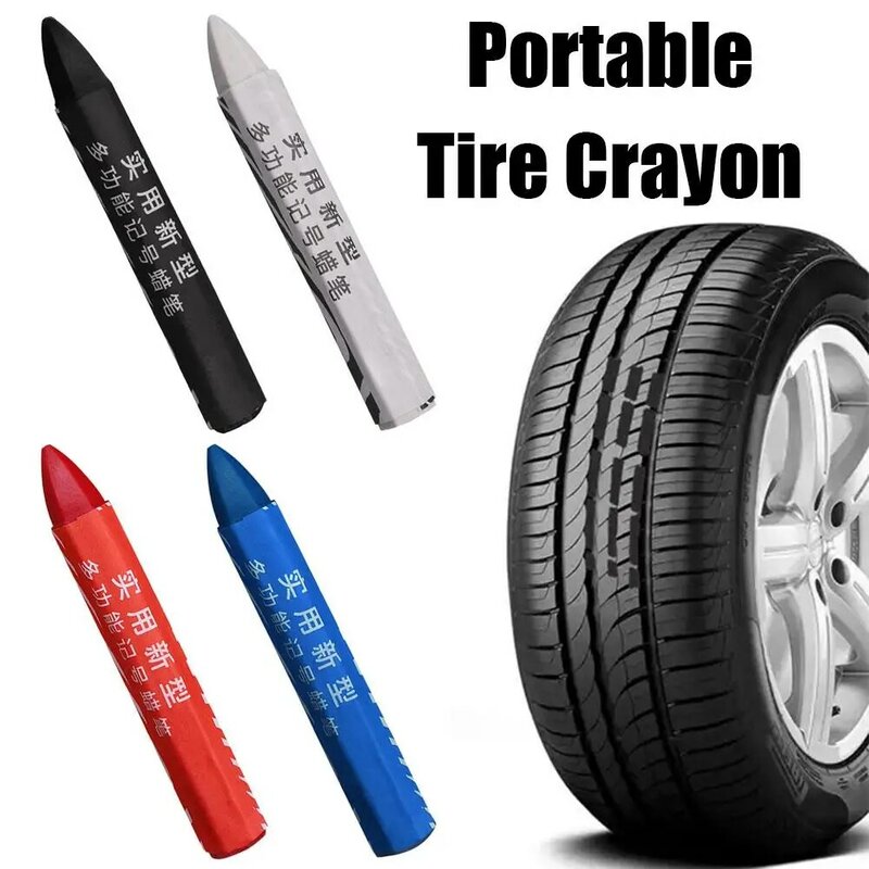 Tire Marker Crayons Pen Waterproof Marking Crayons Lightweight Marking Crayons For Wood Tires Stones Fade Resistant Tire Q7r6