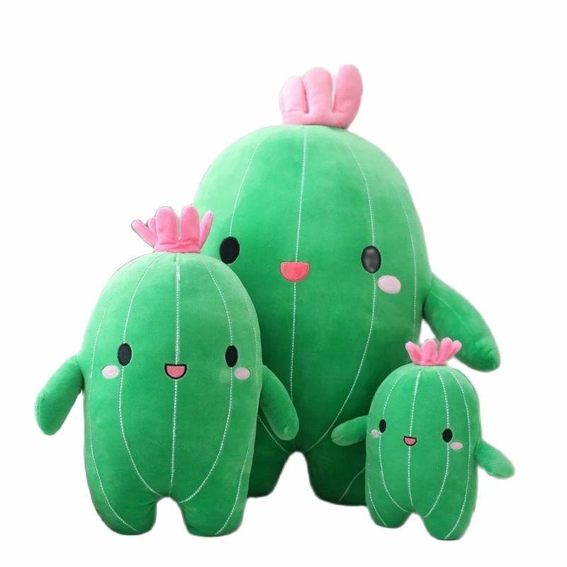 Adorável flor planta cactus brinquedo de pelúcia triver recheado boneca travesseiro almofada reforçar crianças menino menina presente quarto decoração